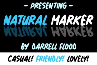 Natural Marker: The Handwritten Font That Feels Authentic