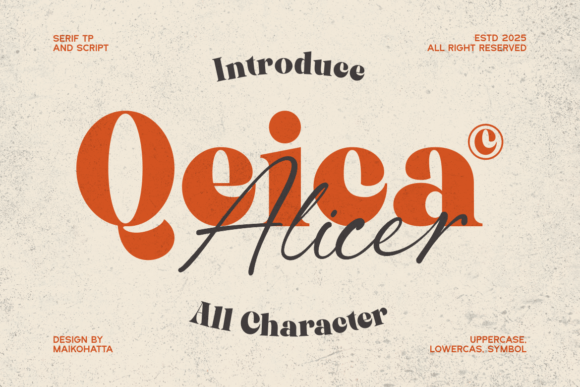 Qeica: The Font Duo for Modern Elegance