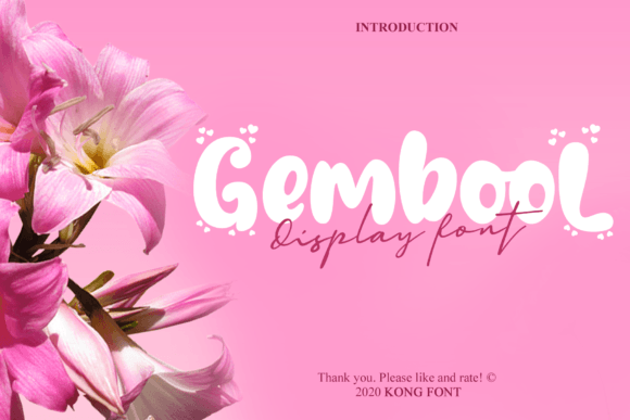 Why Gembool Is the Handwritten Font Your Designs Need